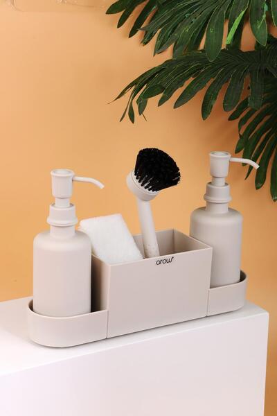 AROW موزع صابون سائل جيك باللون الرمادي الفاتح للجنسين، رمز الموديل: TR-6175،...