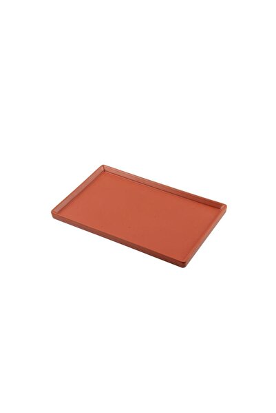 Globy Rectangular Tray Orange 33×21×2 cm