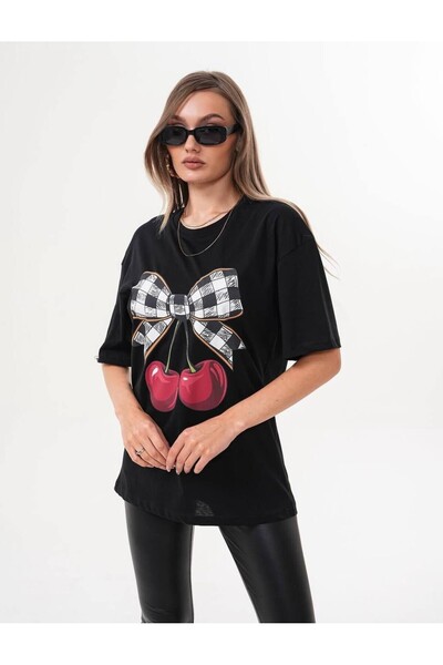 shams style Kooly Baskı, γυναικεία μπλούζα T-shirt (για γυναίκες)