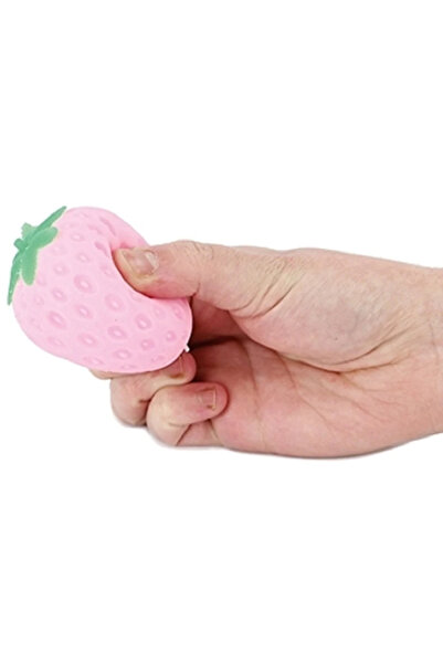 Keycraft Jucărie antistres - Căpsună din cauciuc moale