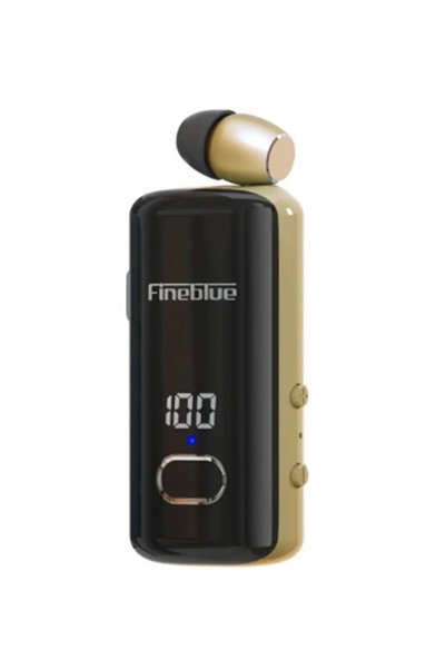 NW NessiWorld F580 digital display roller vibrating bluetooth headset gold