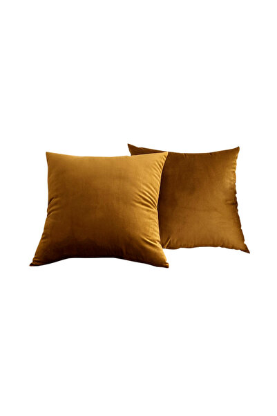 Five Store Set 2 huse pernute decorative din catifea cu fermoar, 50x70 cm, Ma...