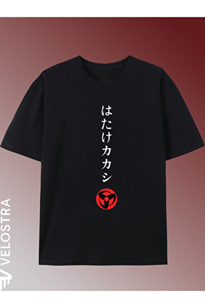 Velostra تي شيرت نسائي للجنسين مطبوع عليه شخصيات ناروتو أنيمي بتصميم خاص كبير...