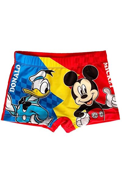 Mickey Mouse Slip de baie, 88% Poliester, Mickey și Donald, Multicolor