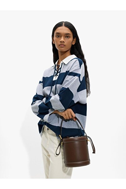 PARFOIS Kadın Çapraz Askılı Bucket Çanta