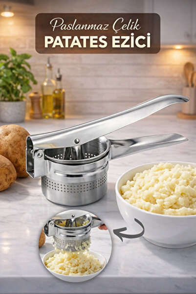 Gülümseten Avm مطحنة البطاطس المصنوعة من الفولاذ المقاوم للصدأ ذات الحجرة الك...