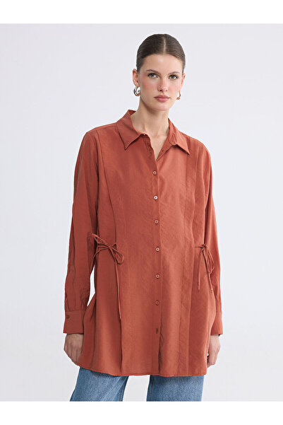 LC Waikiki YK PLUS Γυναικείο πουκάμισο-τουνίκ από μείγμα μοντάλ