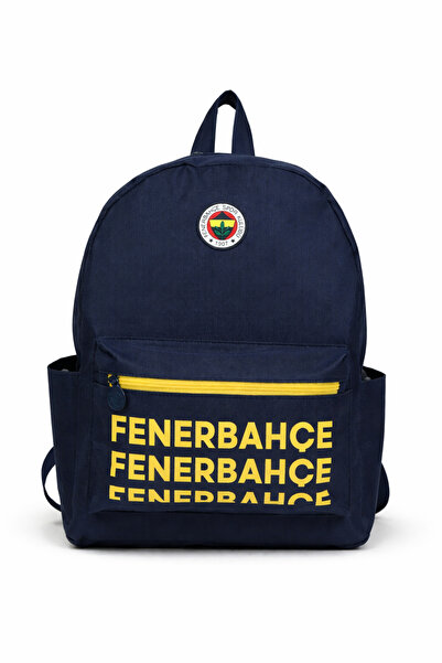 Fenerbahçe Rucsac cu trei compartimente, albastru marin, licențiat - Geantă c...