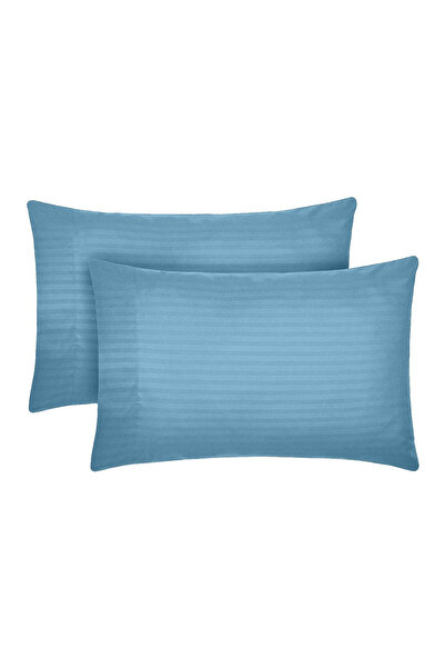 Five Store Set of 2 damask pillowcases, density 130 g/sqm, Sky blue, 40/40cm