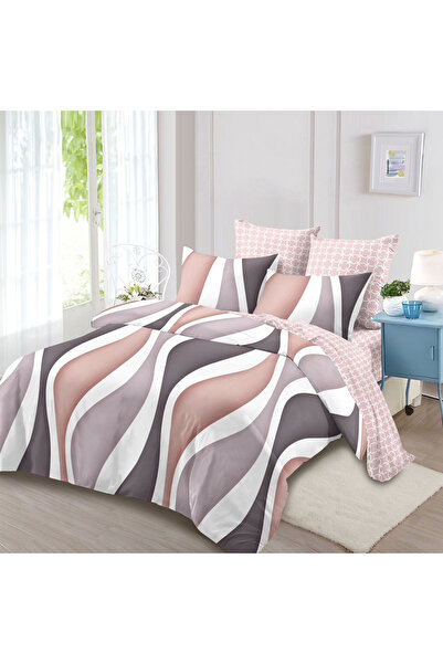 Five Store Single bed linen with 2 pillowcases, Vania, mercerized cotton, mul...