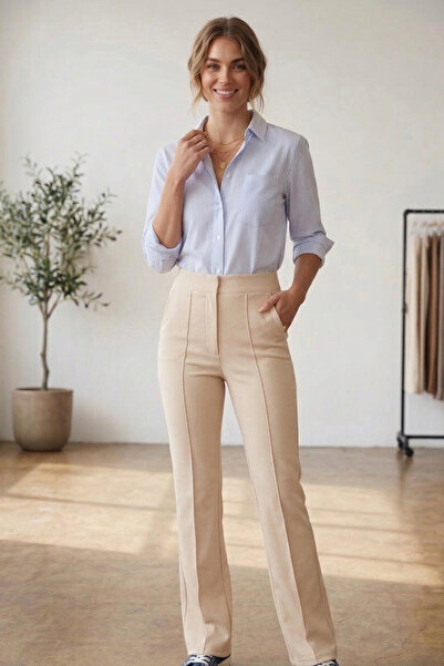 QBZ Spanish Style Wide-Legged Trousers