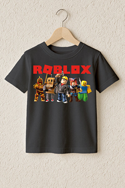 MYADA Tricou premium cu imprimeu Roblox, 100% bumbac 23402