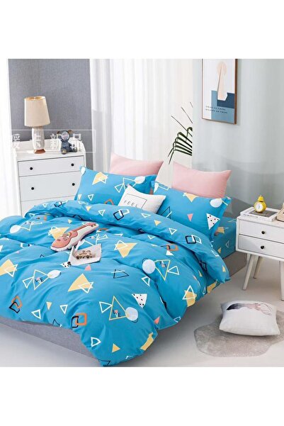 Five Store Lenjerie de pat matrimonial SUPER, Noemi, bumbac ranforce, multico...