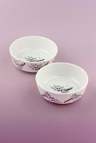 Bursa Porselen Dekor Orkide 2 Porcelain Bowls