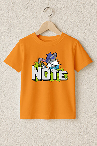 MYADA Note Rabbit Printed 100% Cotton Premium T-Shirt 23518