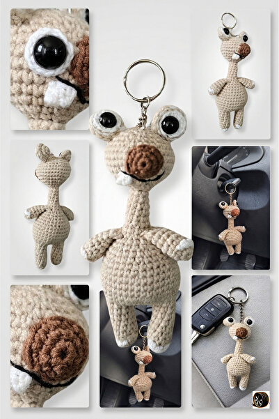 TUSBA MARKET Χειροποίητο μπρελόκ χαρακτήρων Amigurumi Sid |   Χαριτωμένο πλεκ...