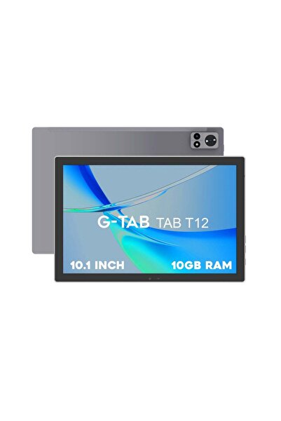 g-tab T12 10.1 Inch Tablet with 10GB RAM + 128GB ROM 4G LTE