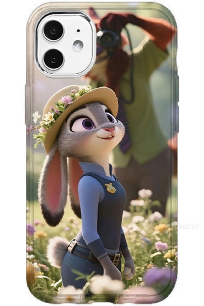 Turkuaz Iphone 11 Uyumlu Zootropolis Lüks Silikon Kilif
