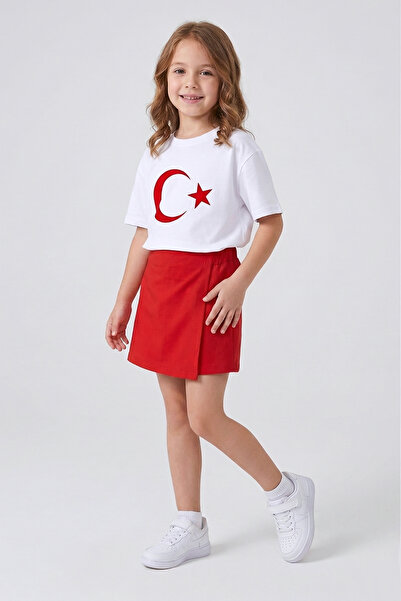 Dmb Girl's Gabardine Shorts Skirt