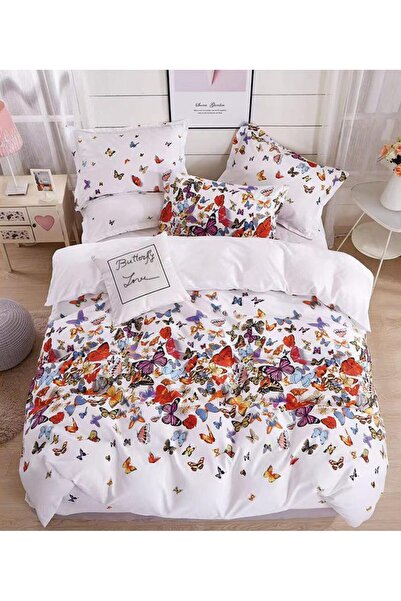 Five Store SUPER double bed linen, Mariposas, ranforce cotton, multicolor, 4 ...