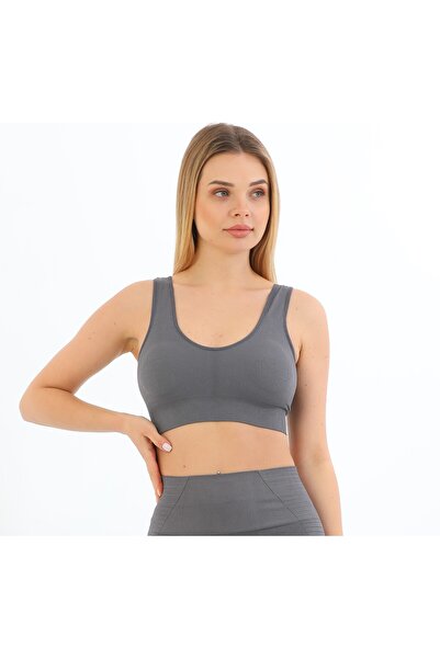 İNSPİRA Sports Bra Thick Straps Without Underwire Padded Women's Crop Top Bus...