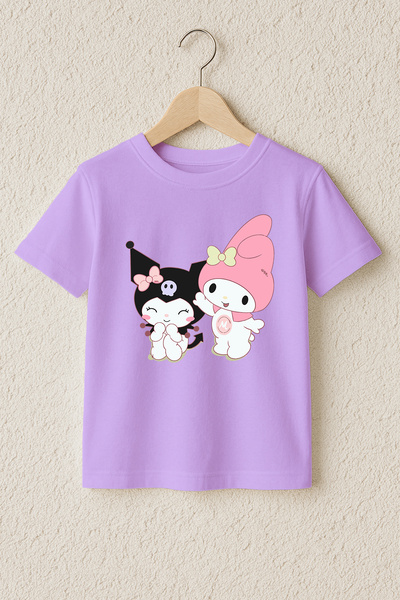MYADA Tricou premium cu imprimeu Kuromi, 100% bumbac 23975