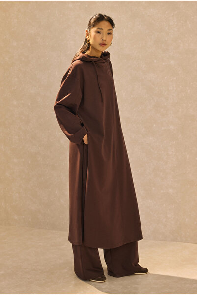 HEQA Hanorac lung cu glugă Bitter