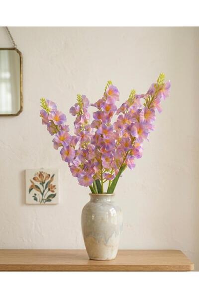 BAKBURAYA YAPAY ÇİÇEKÇİLİK زهرة الزنبق الاصطناعية ذات اللون الوردي والأرجواني...