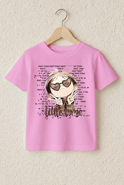 MYADA تي شيرت ليتل تايم مطبوع 100% قطن فاخر 23980