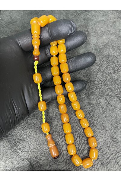 Mos Tespih High-End Stick Squeeze Amber Prayer Beads with System