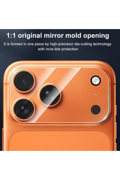 Powerfox iPhone 17 Pro Max Hd Plus Clear Camera and Surrounding Area Protective Tempered Glass