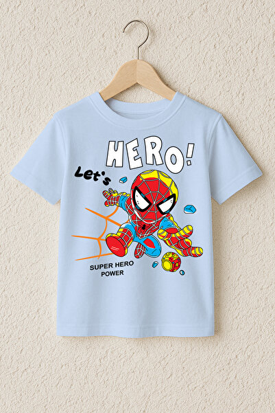 MYADA Let's Süper Hero Μπλουζάκι με στάμπα από 100% βαμβάκι Premium 23534