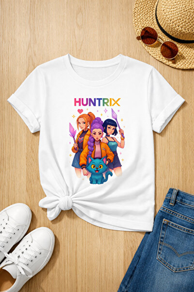 MYADA Μπλουζάκι Huntrix με στάμπα, 100% βαμβάκι, υψηλής ποιότητας 27034