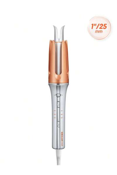 SHEGLAM مكواة تجعيد الشعر الفورية بلمسة واحدة - 25 مم