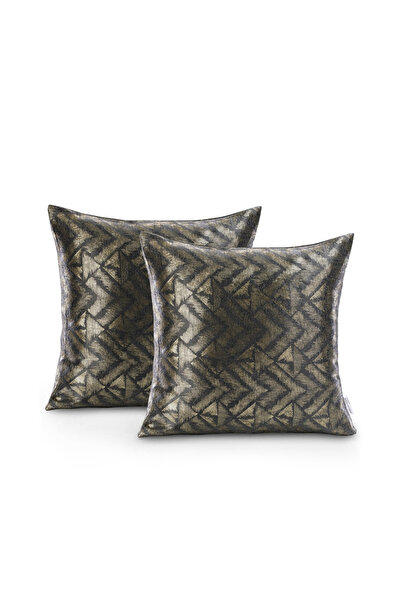 Amelia Home Set of 2 decorative cushion covers, Navia, 45x45 cm, Gold