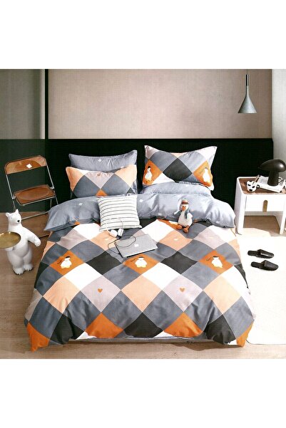 Five Store SUPER double bed linen, Tihomir, ranforce cotton, multicolor, 4 pi...