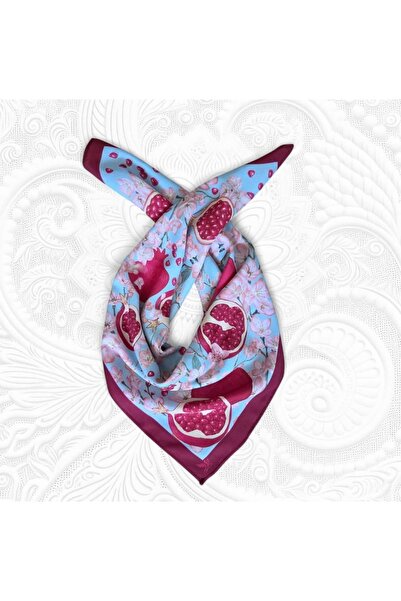 BE&AY FULAR - NAR BAHÇESİ - 65 X 65 cm - Viscose