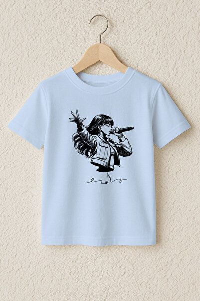 MYADA Singing Style Girl Printed 100% Cotton Premium T-Shirt 23501