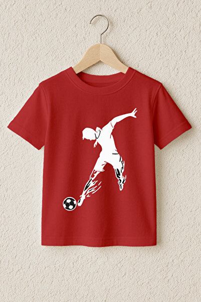 MYADA Tricou Premium cu imprimeu pentru fotbalist, 100% bumbac 23554