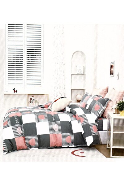 Five Store Lenjerie de pat matrimonial SUPER, Pierre, bumbac ranforce, multic...