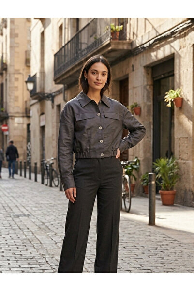 COMS'S قميص قصير بتصميم جاكيت