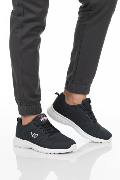 WALKWAY Pantofi sport pentru bărbați, albastru marin, din plasă, ușori, respi...