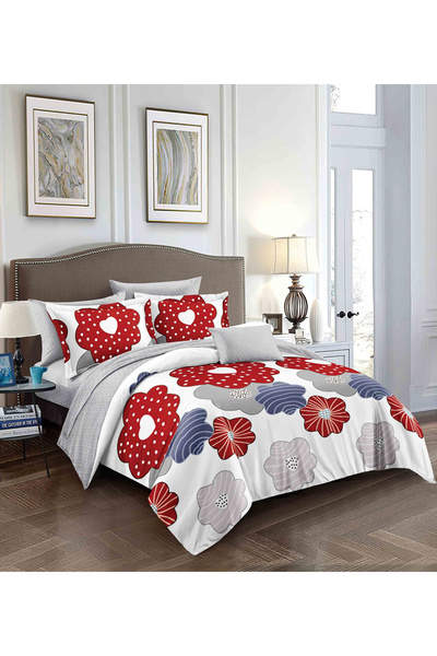 Five Store Single bed linen with elastic bed cover, Elis, mercerized cotton, ...