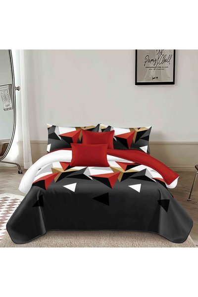 Five Store Single bed linen with elastic bed cover, Rava, mercerized cotton, ...