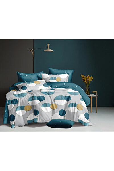 Five Store Single bed linen, Thyria, mercerized cotton, multicolor, 3 pieces