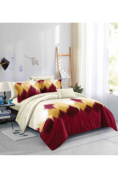 Five Store Lenjerie de pat matrimonial SUPER, Aogan, bumbac mercerizat, multi...