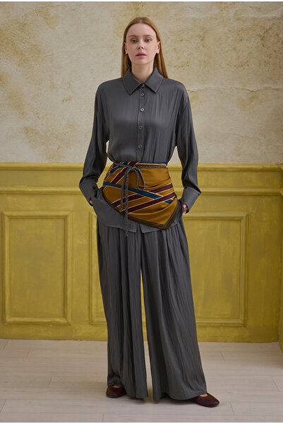 HEQA Set drapat antracit