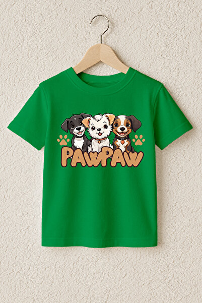 MYADA Tricou premium din bumbac 100% imprimat cu câini drăguți 23352