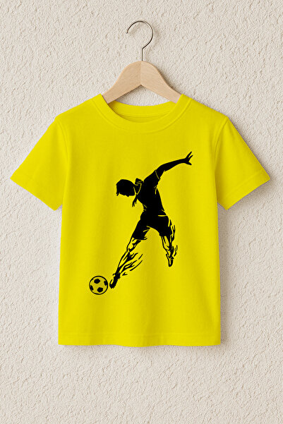 MYADA Tricou Premium cu imprimeu pentru fotbalist, 100% bumbac 23554