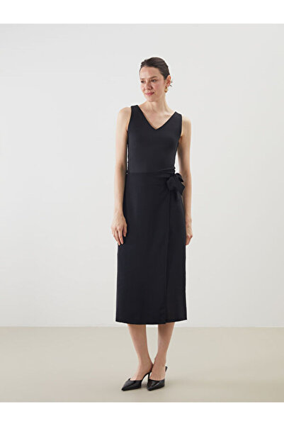 LC Waikiki Rmz Gi̇yi̇m Farkiyla Women's Skirt with Waist Drawstring